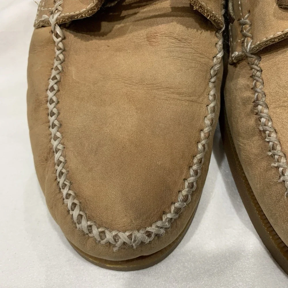 Sperry Top-Sider Tan Leather Moc Toe Chukka Ankle Boots Men's 11 M‎ Boat Shoes